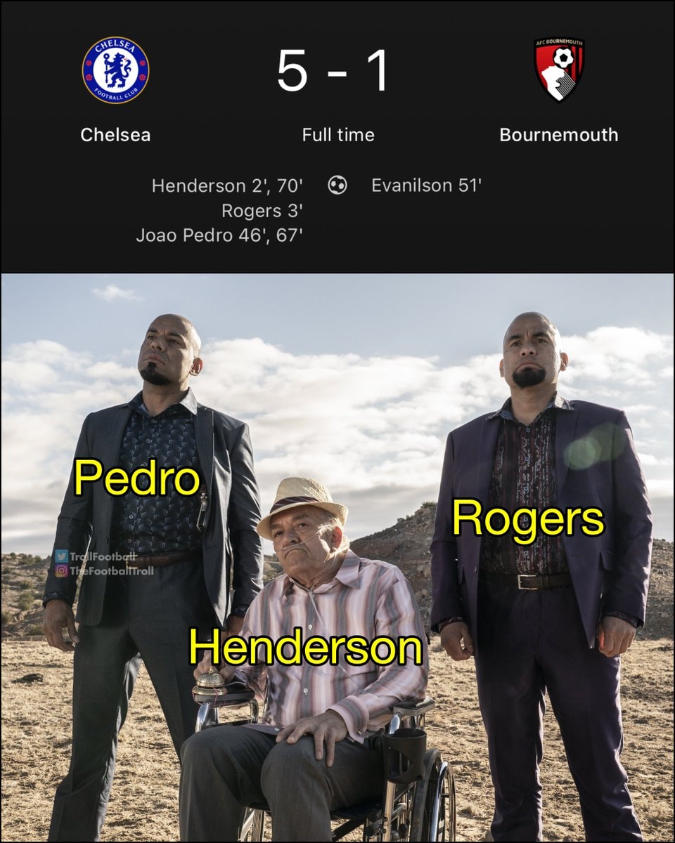 Chelsea vs Bournemouth result