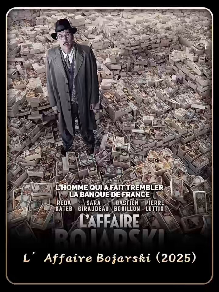 man in hat and trench coat with money