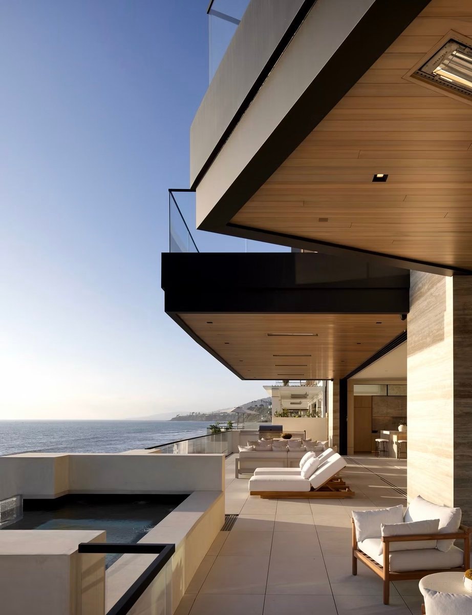 modern architectural scene