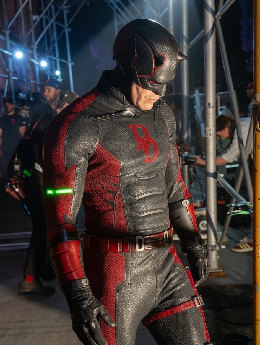 Charlie Cox Daredevil Born Again suit