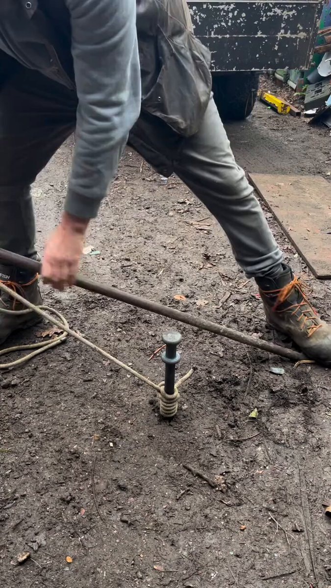 Rope lever beats physics