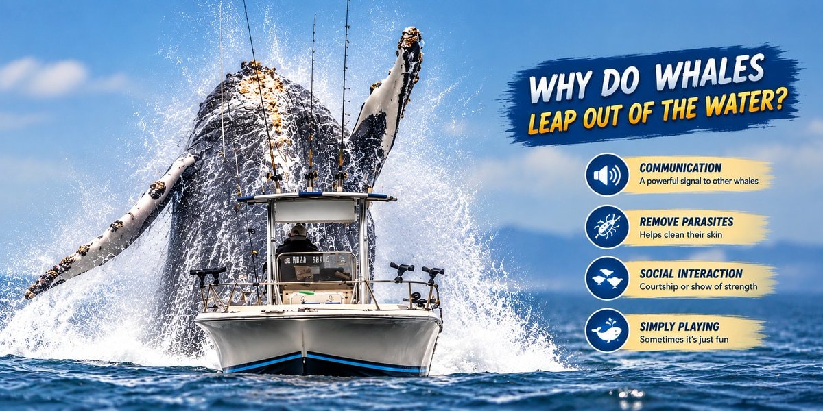 Why humpback whales breach