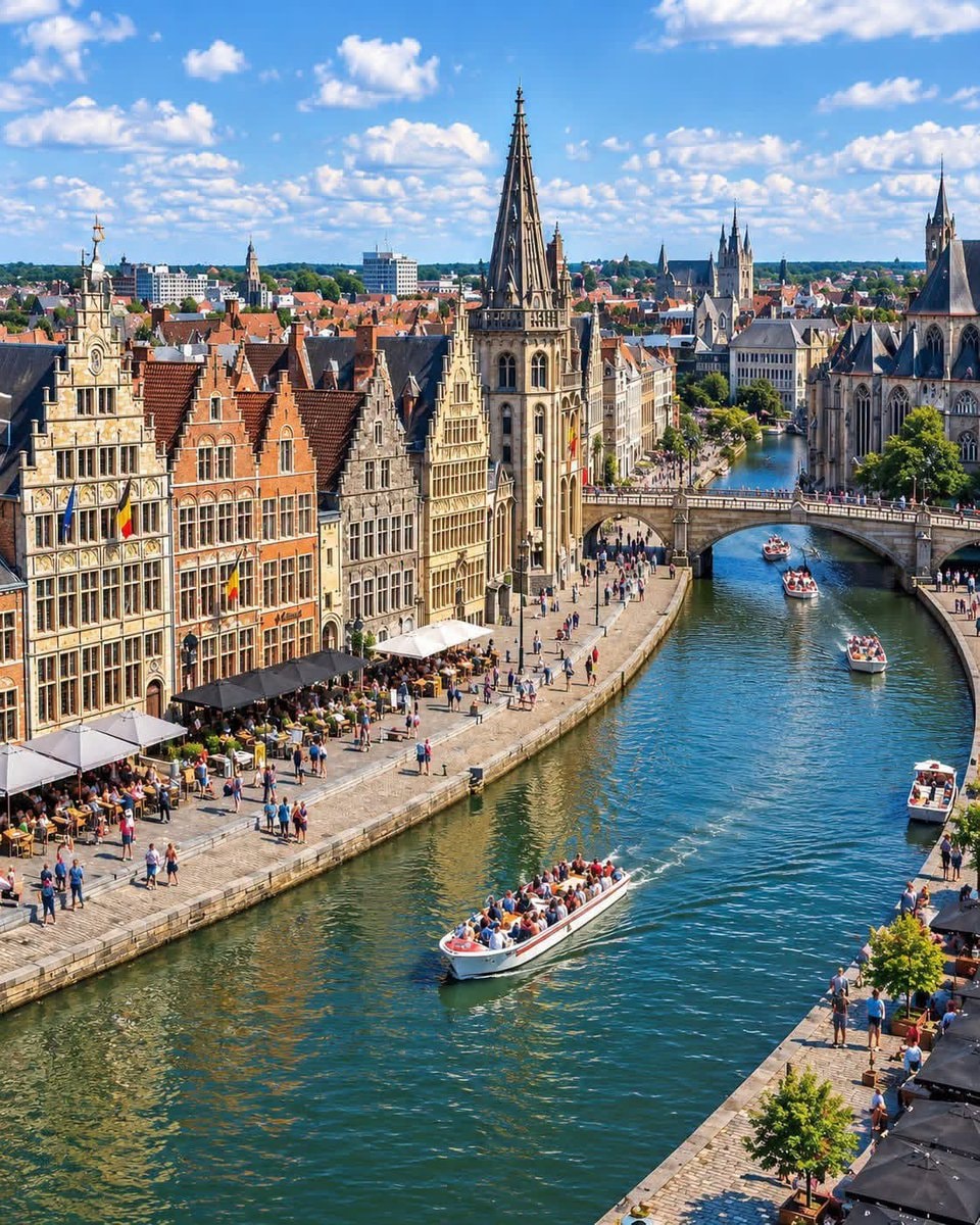 Ghent Belgium canal