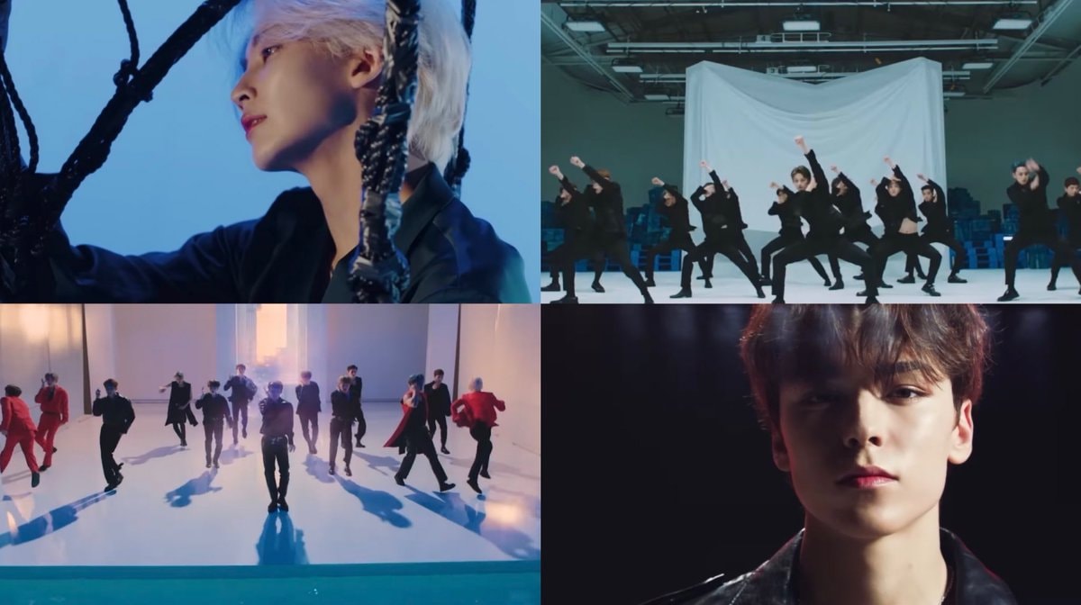 SEVENTEEN HIT music video collage SEVENTEEN HIT music video collage