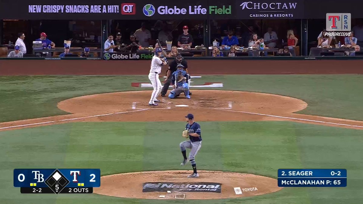 Corey Seager home run vs Shane McClanahan