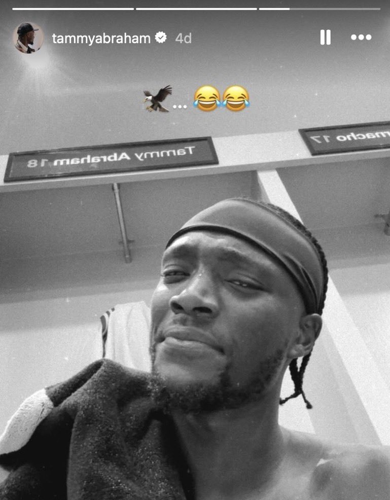 Tammy Abraham locker room moment