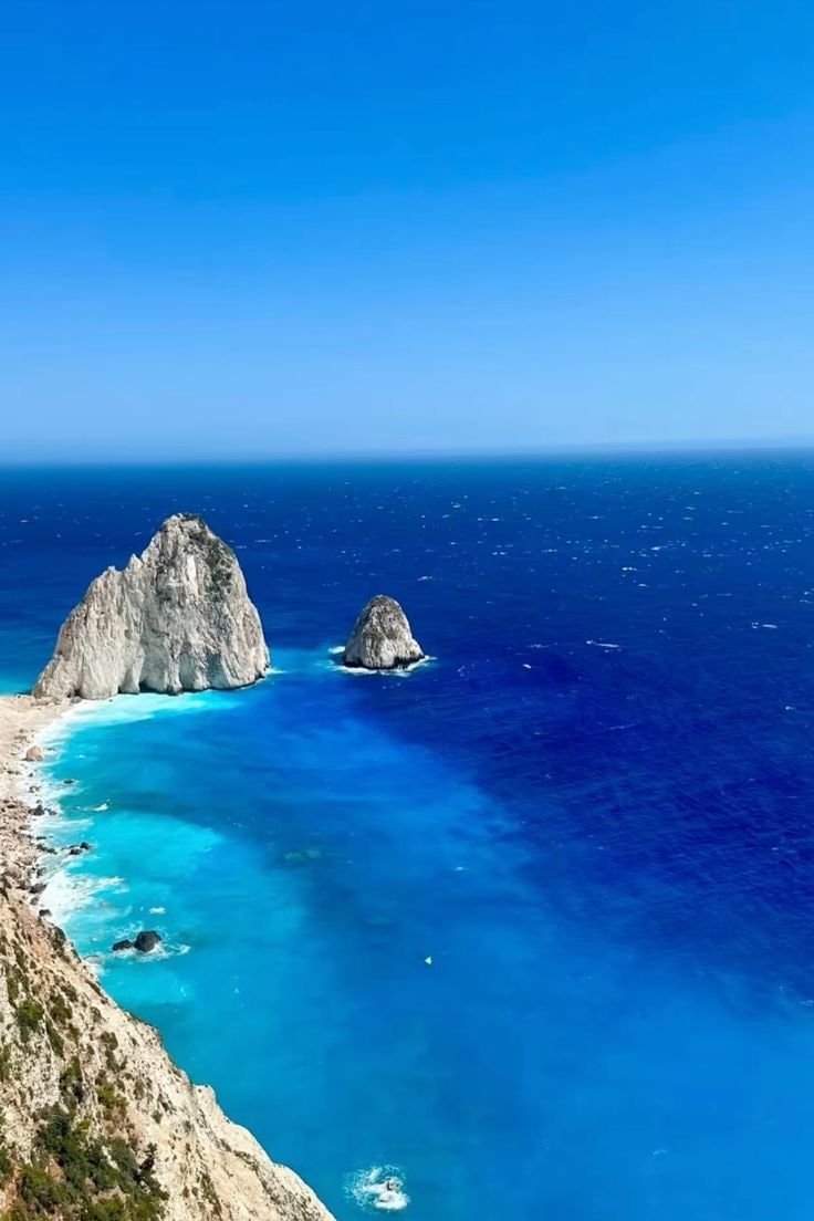 Zayknthos Island Greece coast
