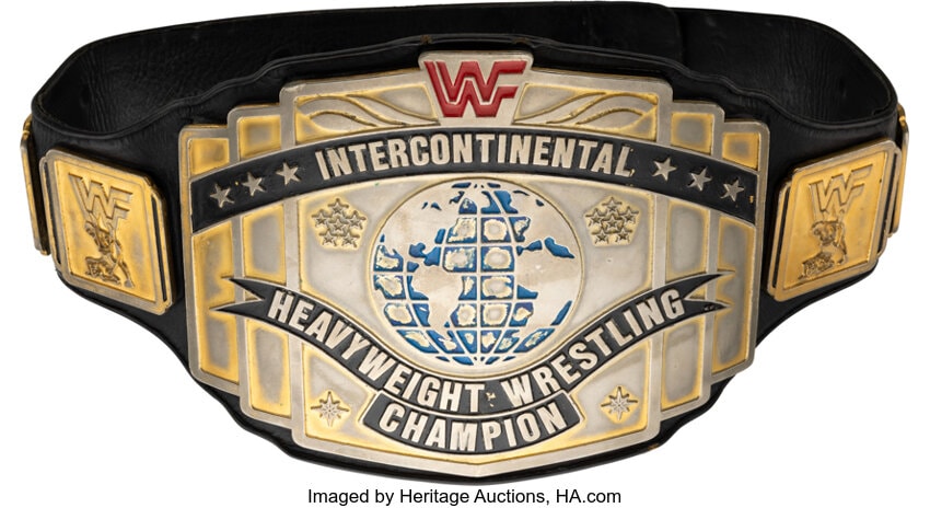 WWF Red Letter Intercontinental belt sells for $716,750 WWF Red Letter Intercontinental belt sells for $716,750