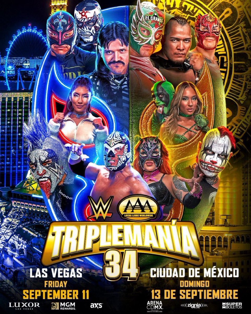 AAA TripleMania 34 Las Vegas Mexico City