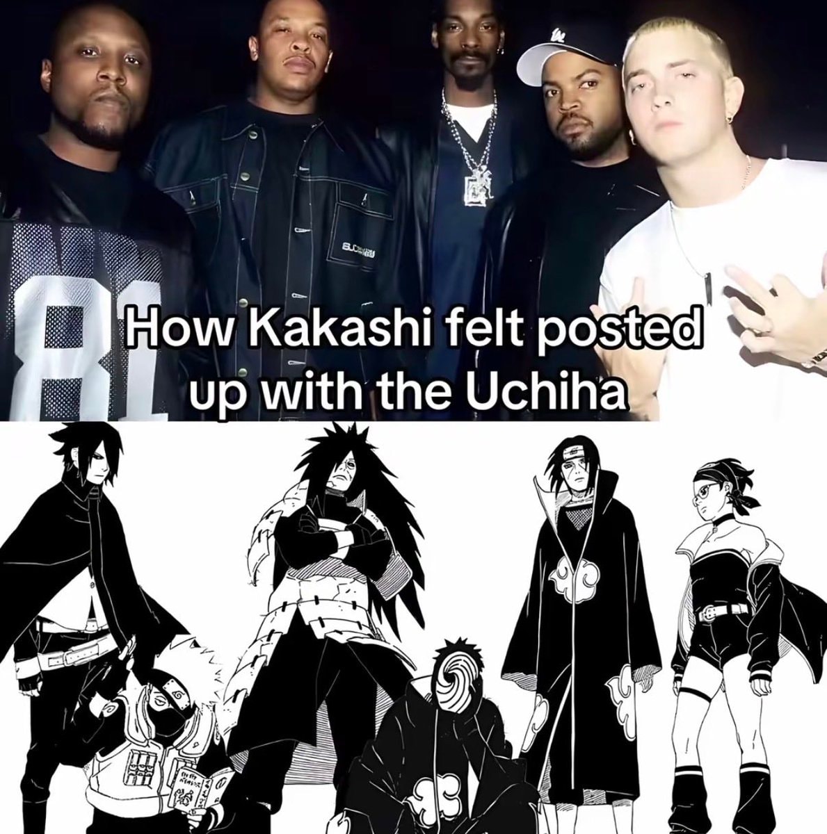 Dr. Dre Snoop Dogg Ice Cube Eminem Naruto Uchiha