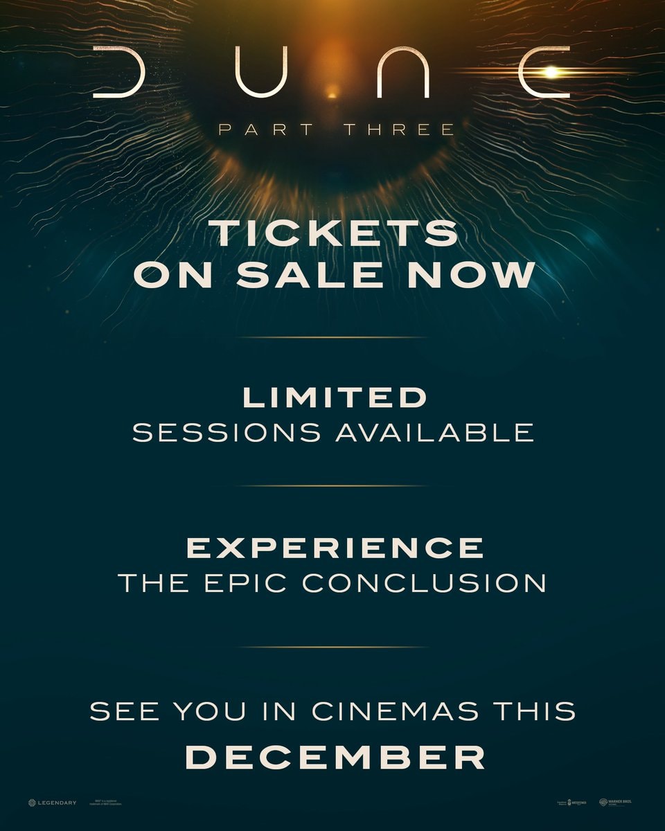 Dune Part Three Australia pre-sales Dune Part Three Australia pre-sales