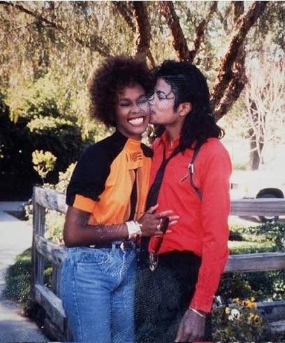 Whitney Houston and Michael Jackson (photo 2 of 2)