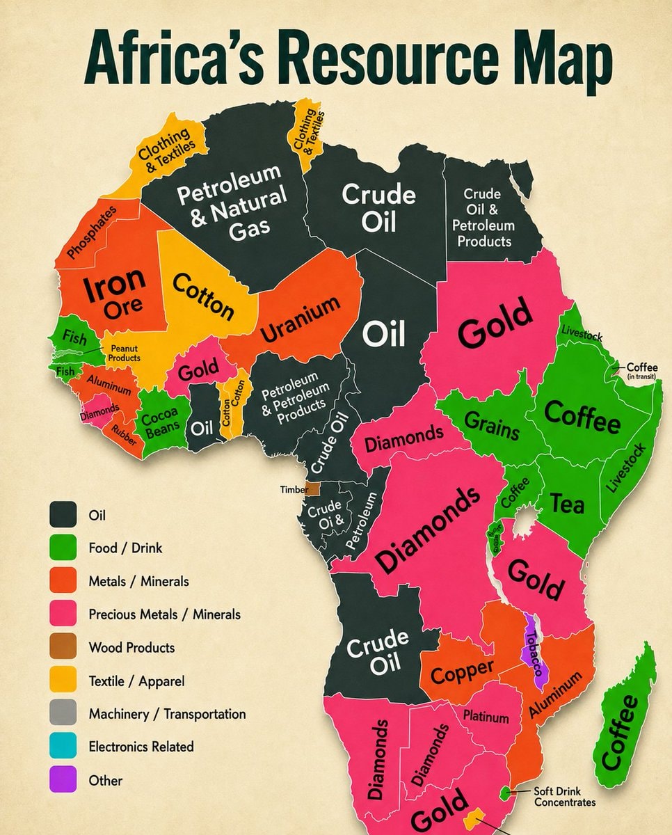Africa's Resource Map Africa's Resource Map