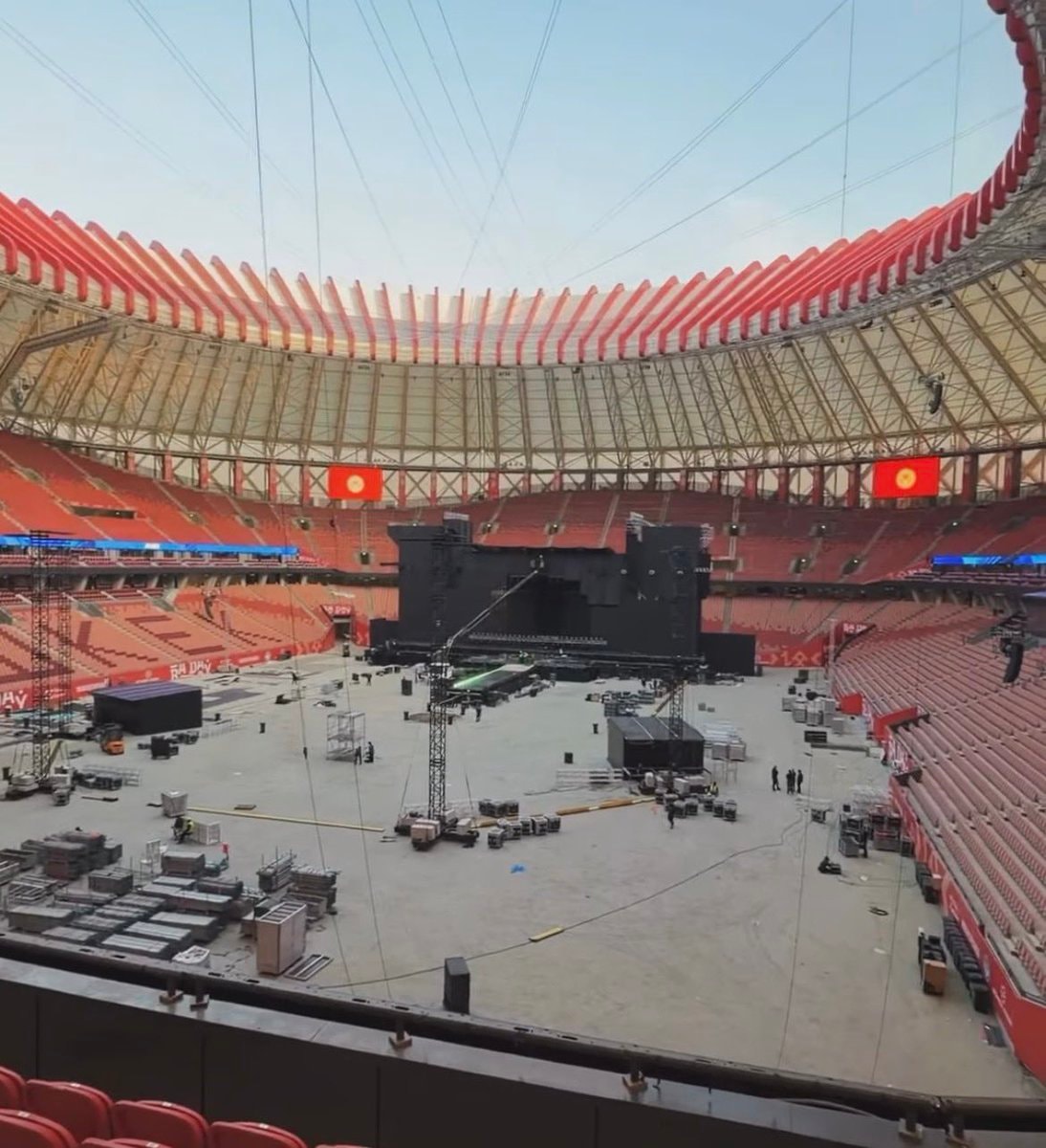 Bishkek Arena setup