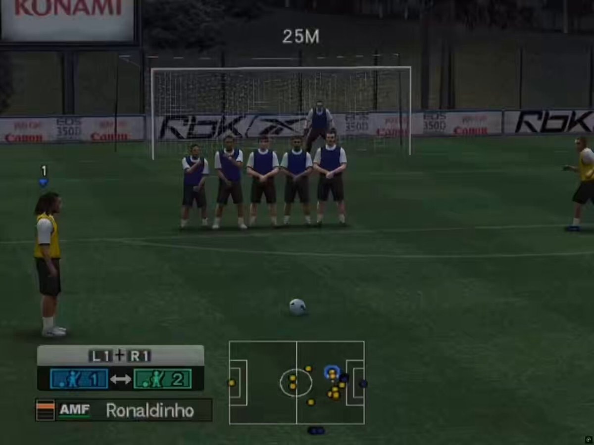 Soccer game screenshot at max graphics