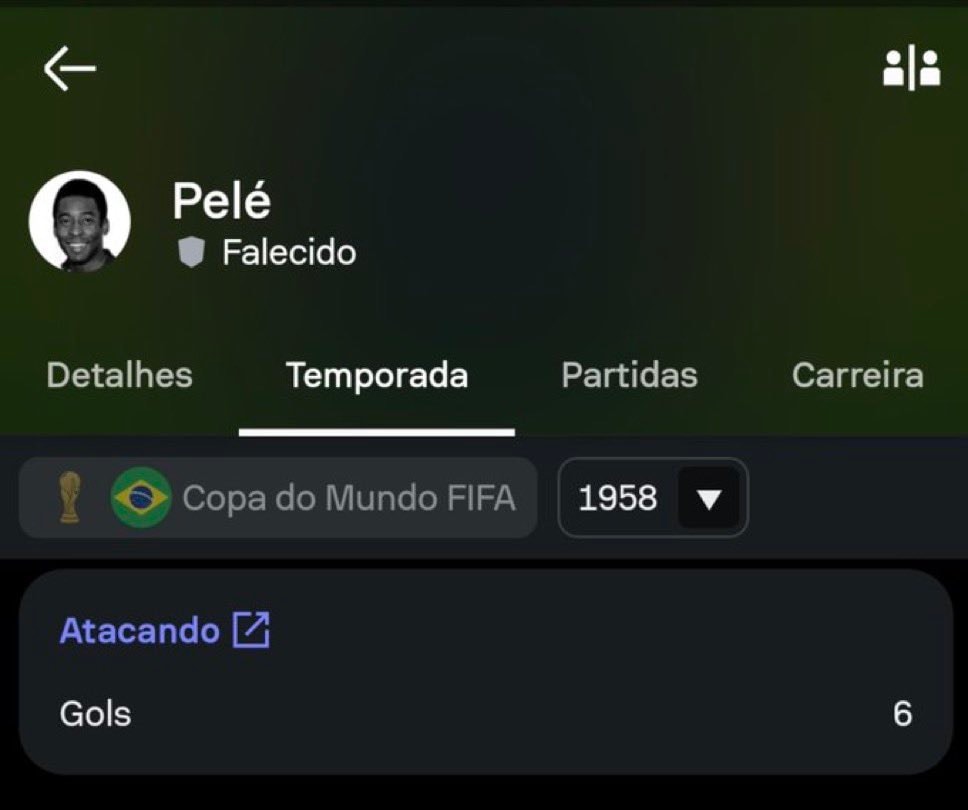 Pelé Santos profile