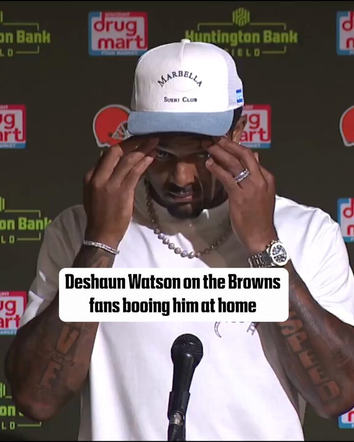 Deshaun Watson on Browns booing