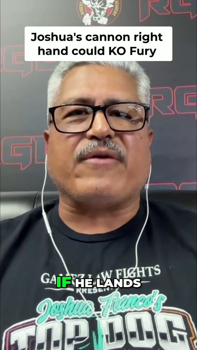 Robert Garcia on Joshua vs Fury