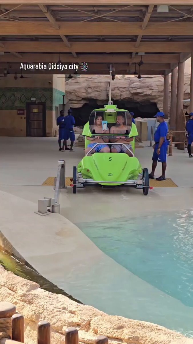 Aquaticar ride in Saudi Arabia Aquaticar ride in Saudi Arabia