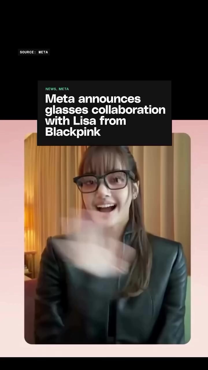 Lisa Meta Glasses Collaboration