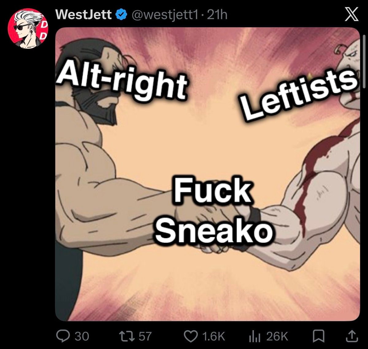 WestJett and Sneako meme