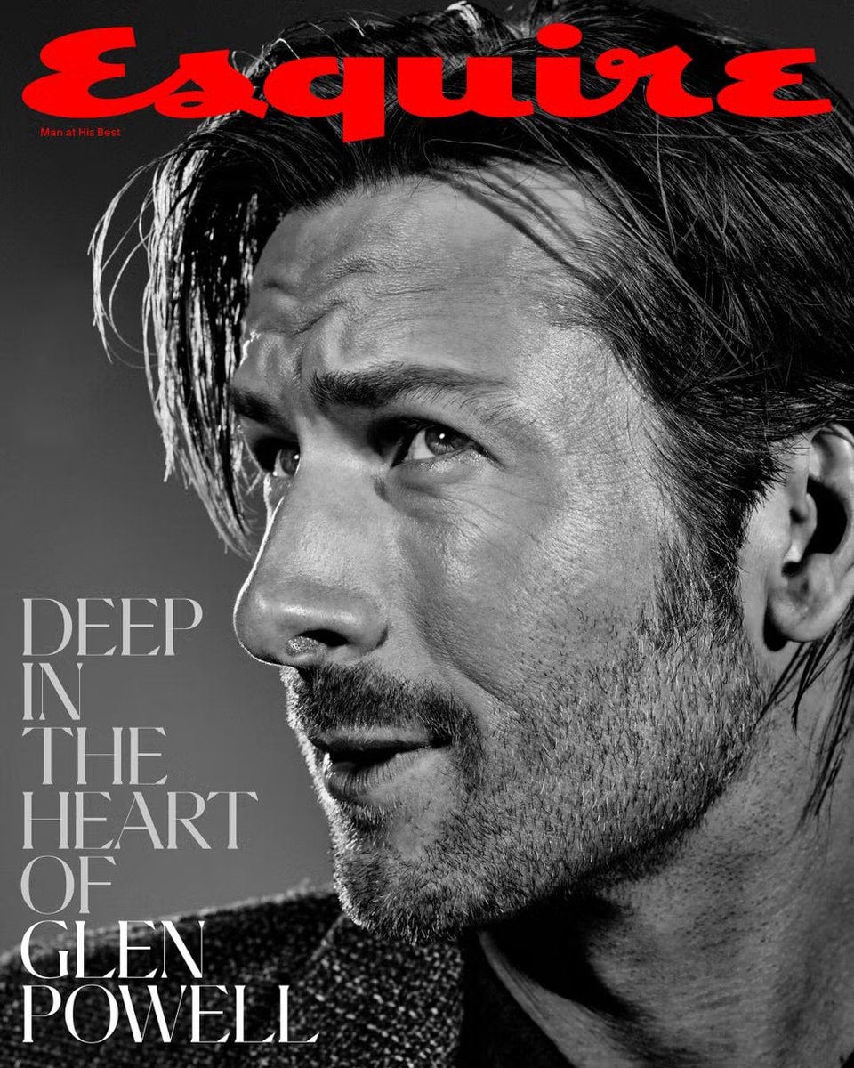 Glen Powell Esquire cover