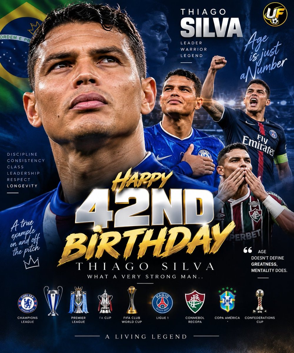 Thiago Silva 42nd Birthday Fluminense