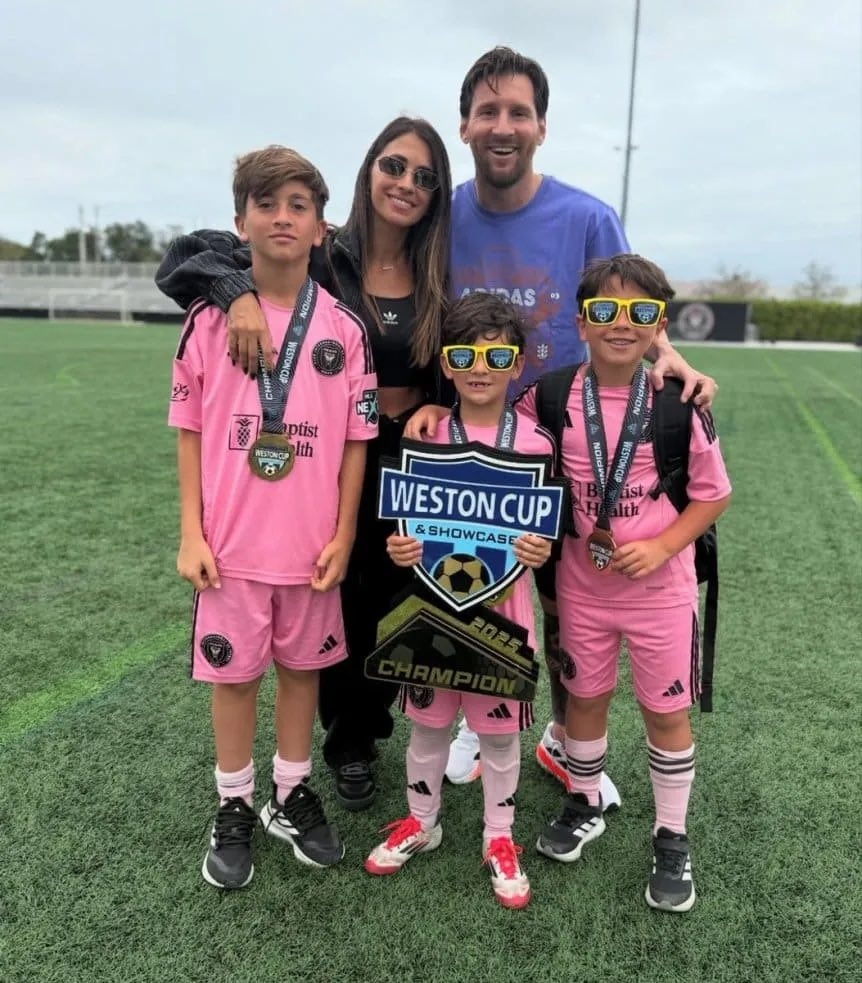 Mateo and Ciro Messi MVP awards