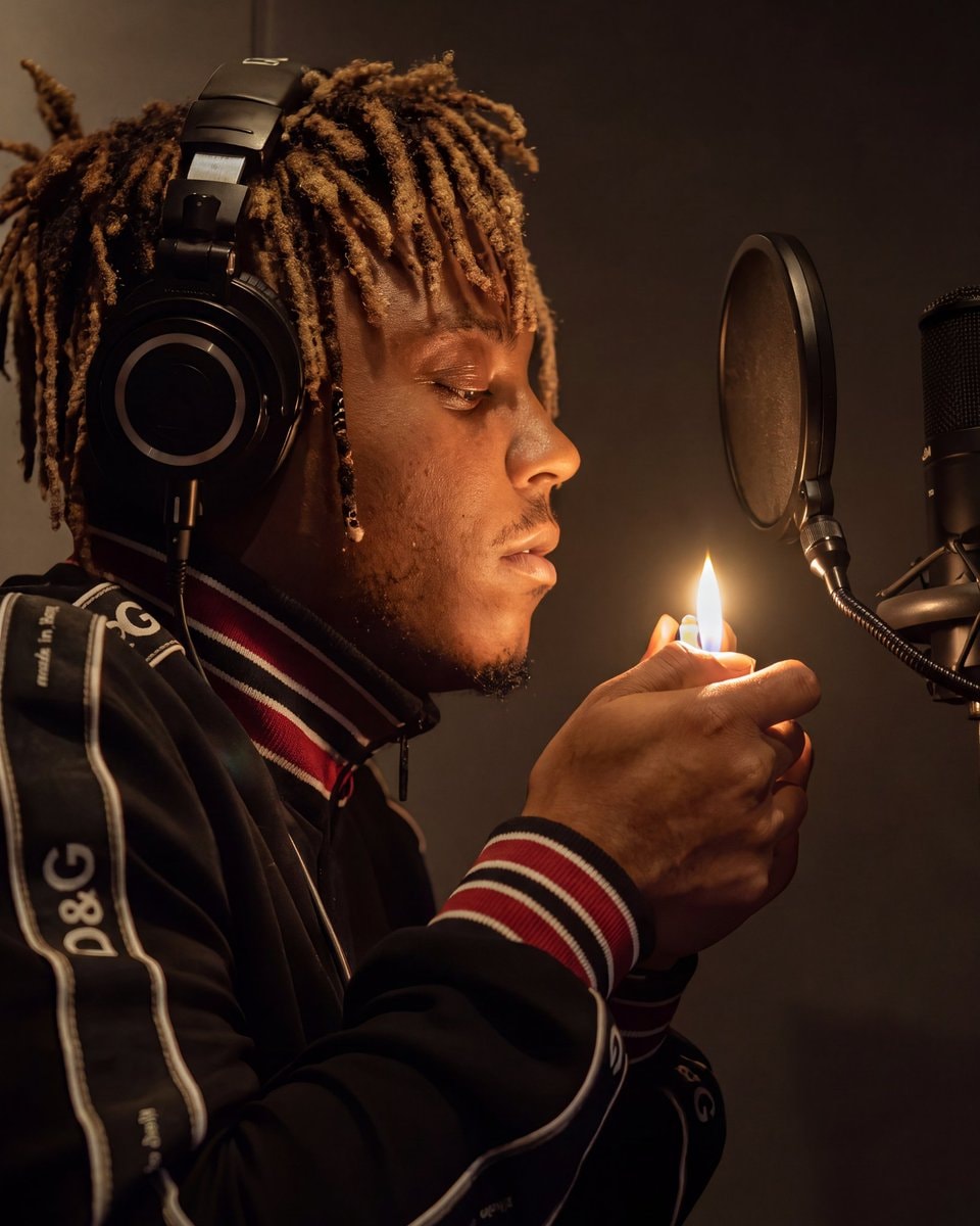Juice WRLD studio session D&G