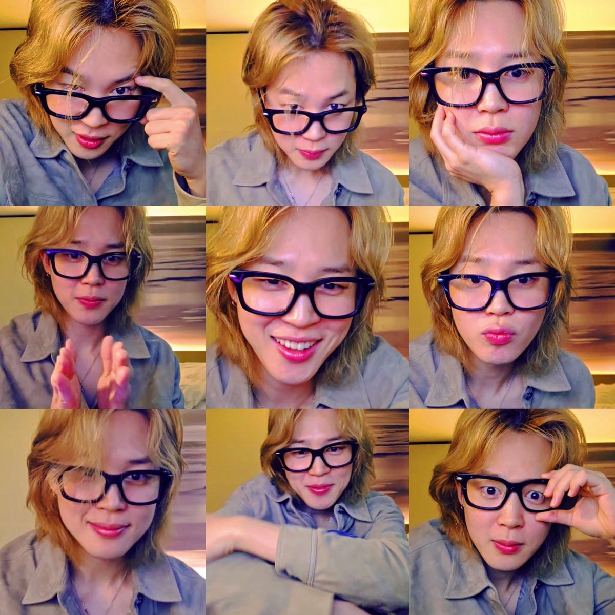 Jimin nine-panel photo Jimin nine-panel photo
