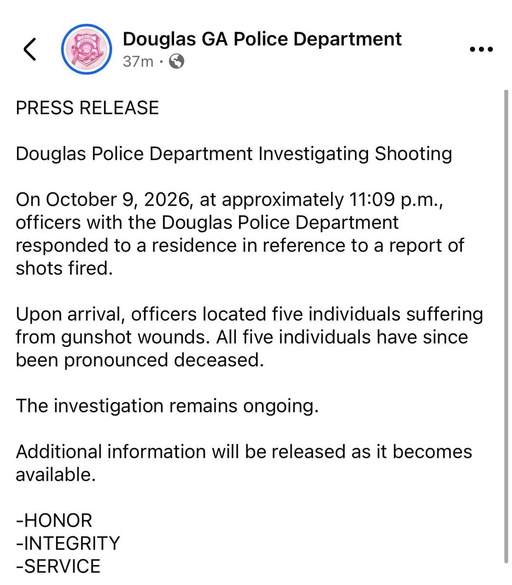 Douglas Georgia shooting fatalities