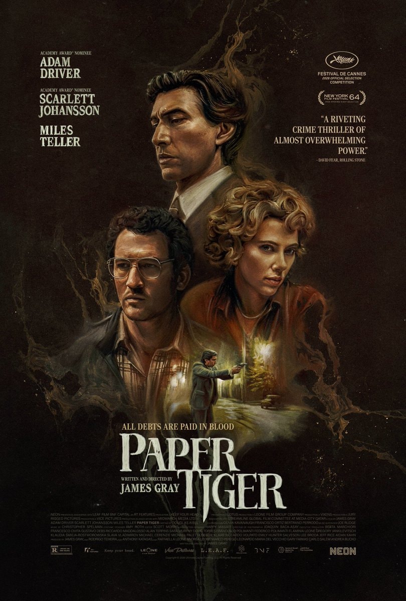 Paper Tiger poster Adam Driver Paper Tiger poster Adam Driver