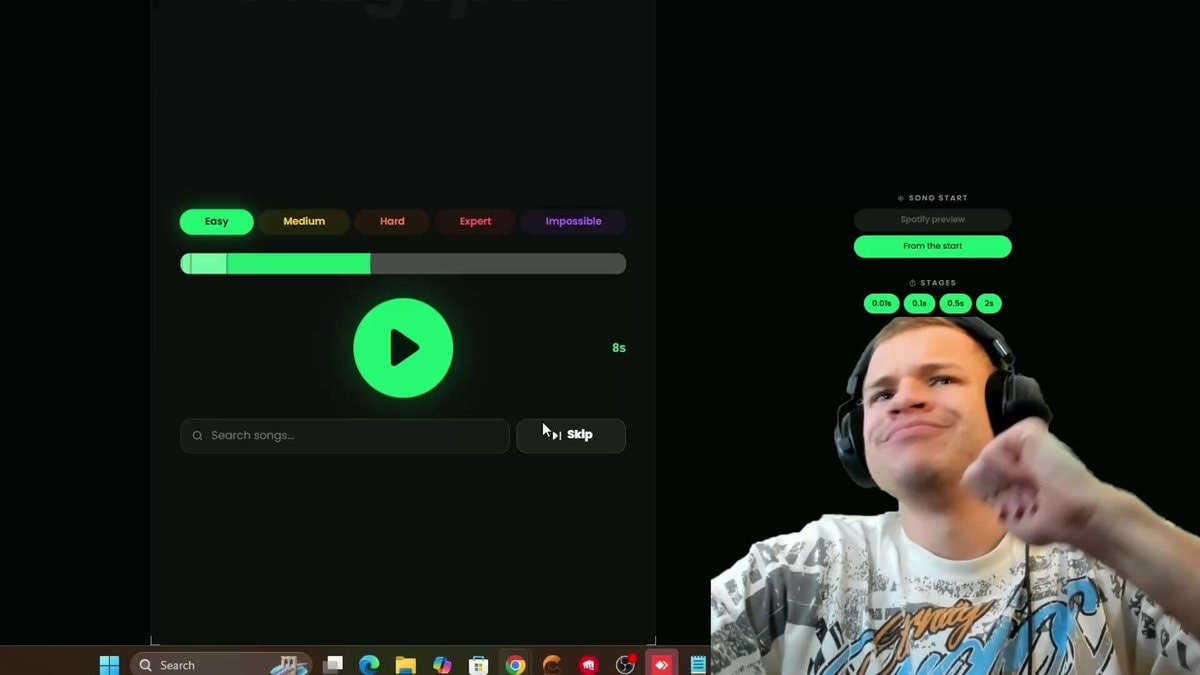Jynxzi Guess the Song BTS reaction