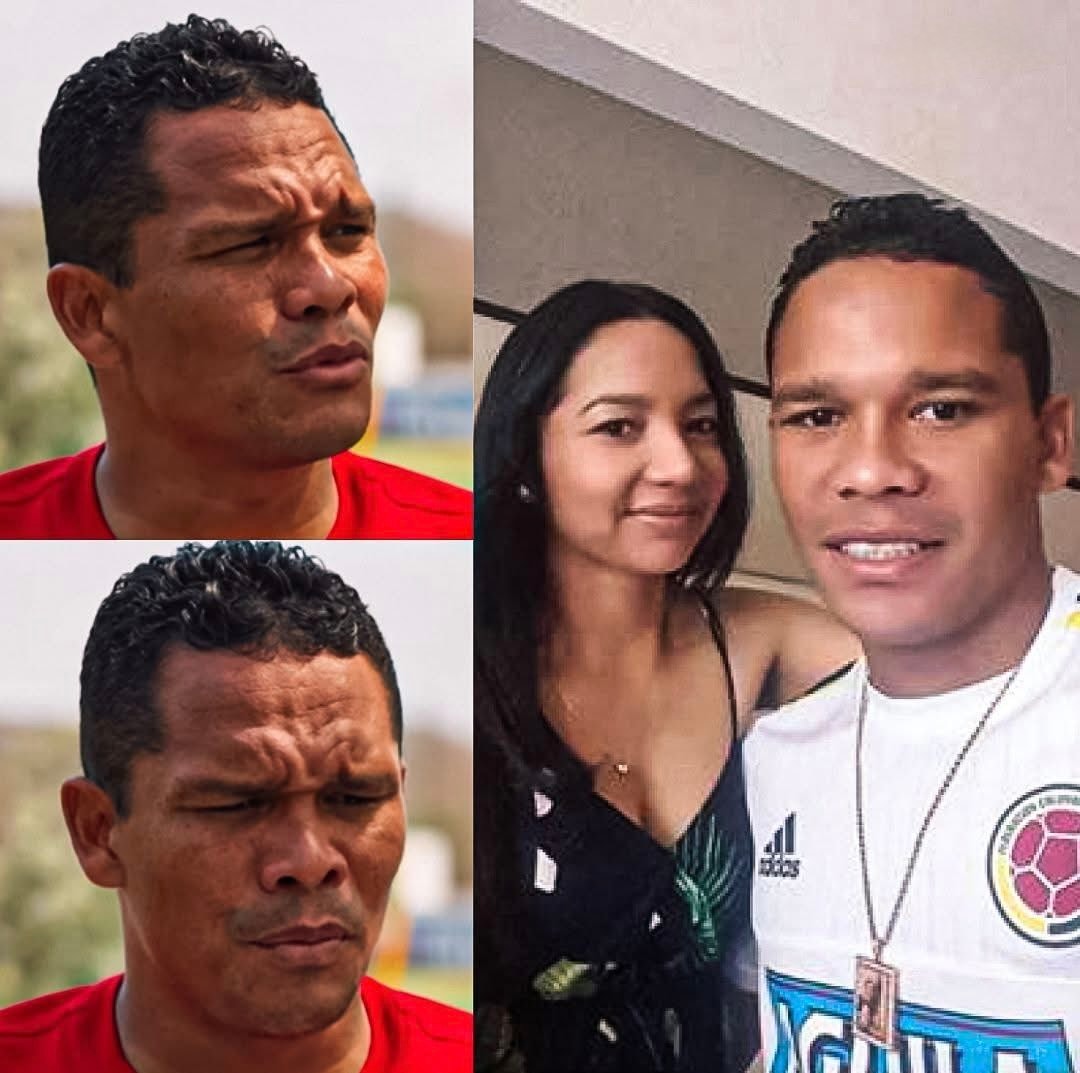Carlos Bacca on his wife