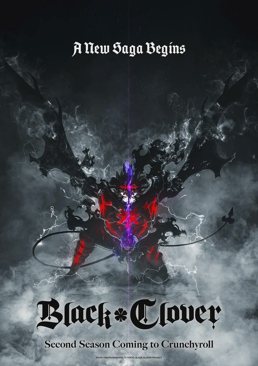 BLACK CLOVER Season 2 coming to Crunchyroll