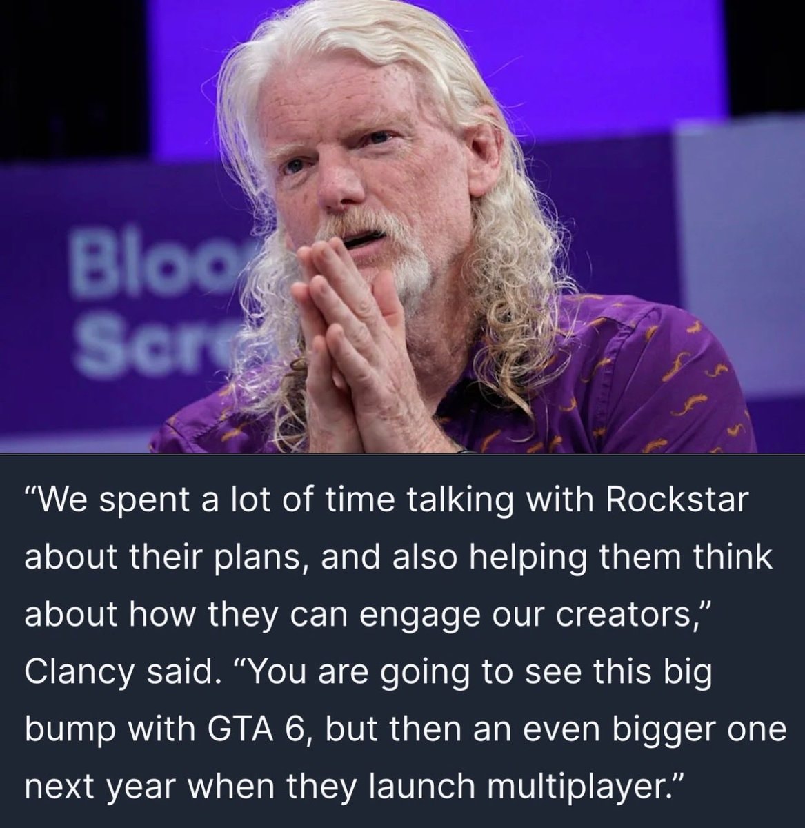 Twitch CEO Dan Clancy GTA 6
