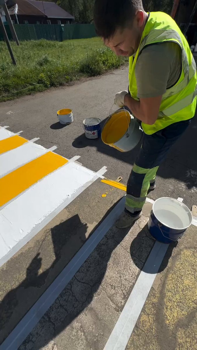 Road marking ASMR