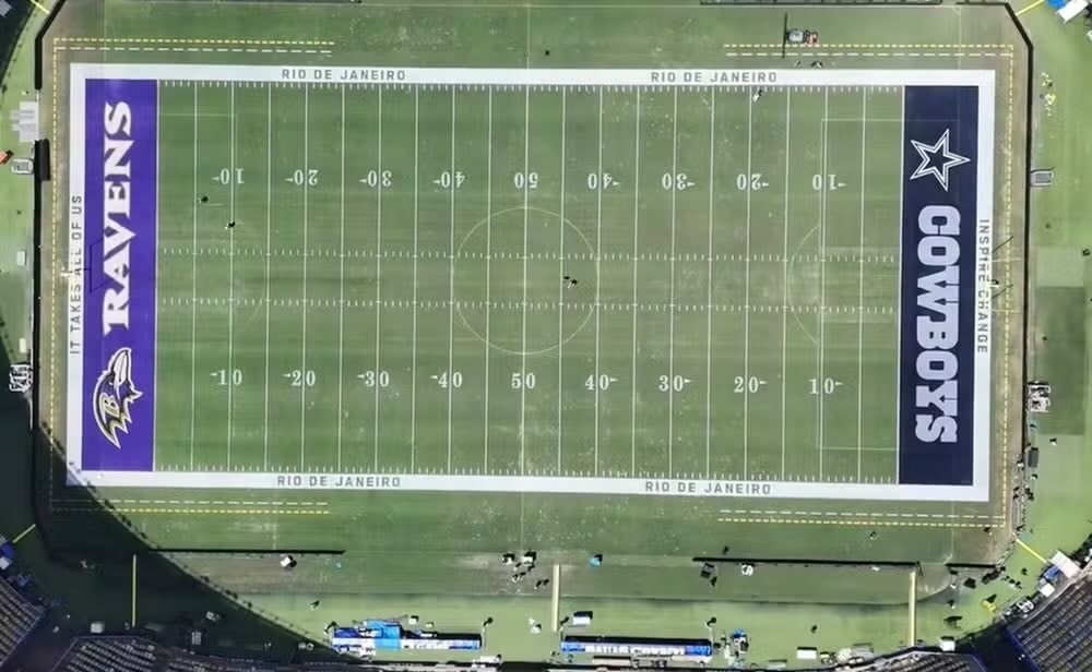Maracanã field ready for Ravens Cowboys