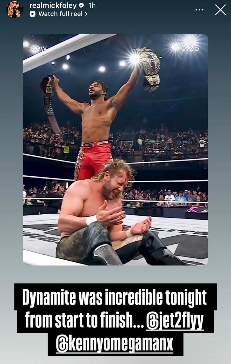 Mick Foley AEW Dynamite praise (photo 2 of 4)