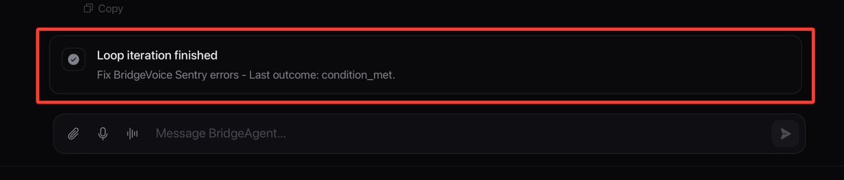 BridgeAgent loop on GPT 5.5