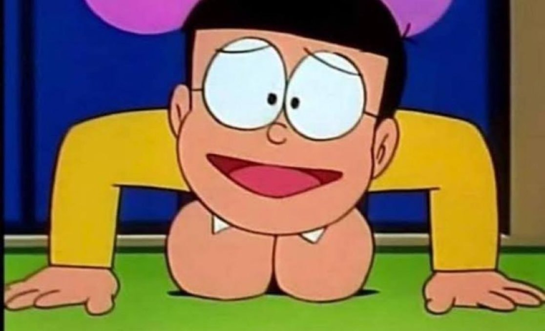 Nobita Doraemon reaction Nobita Doraemon reaction