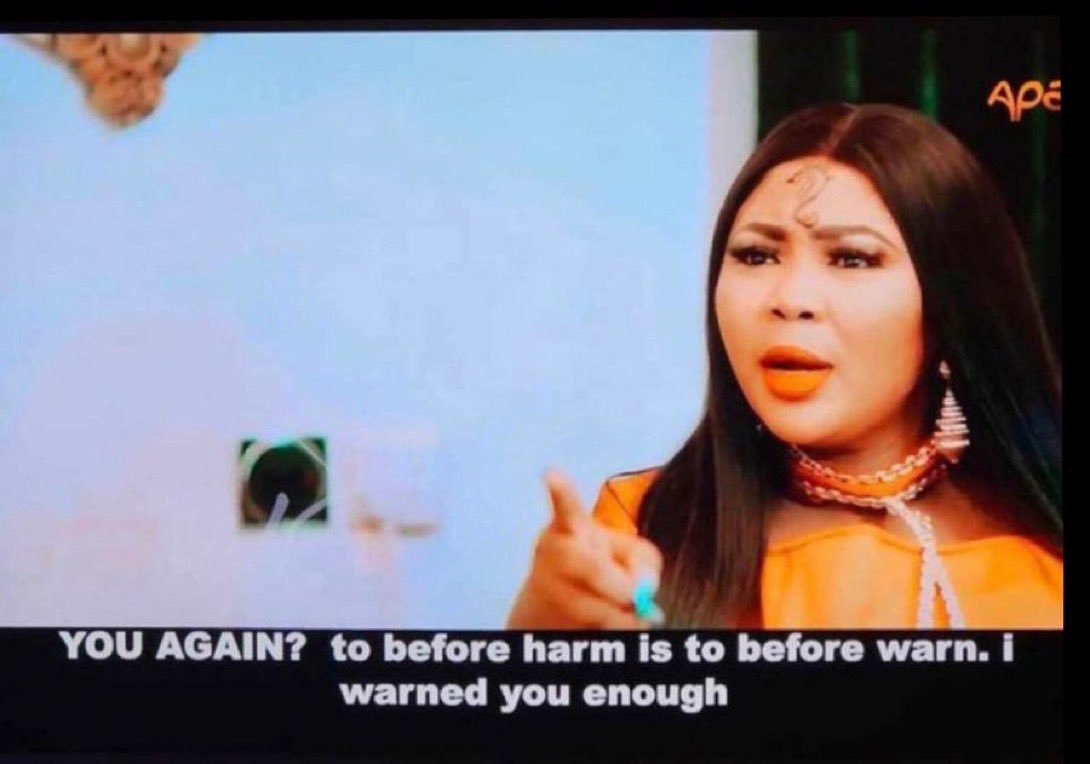 dramatic warning scene