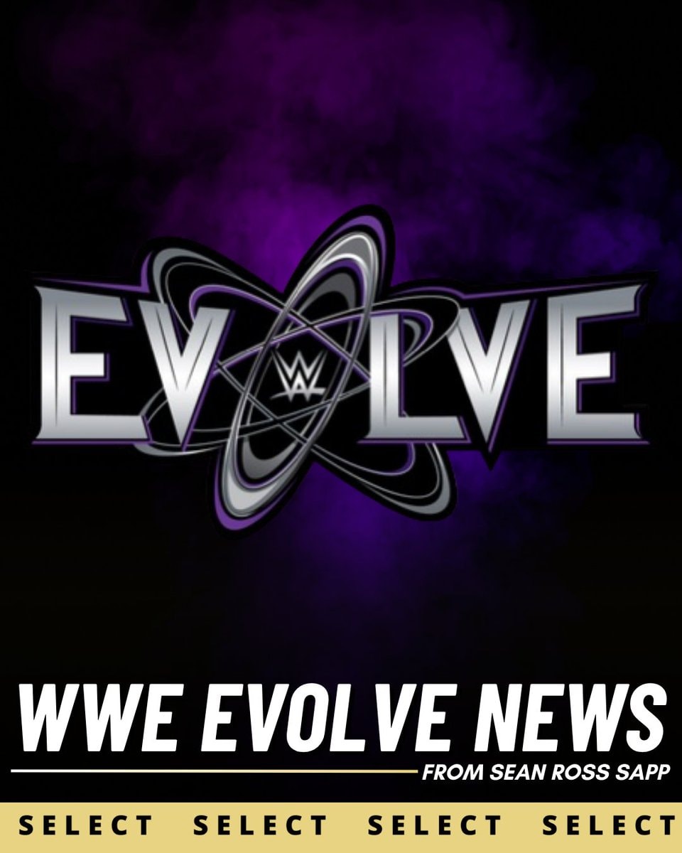 WWE Evolve logo purple smoke