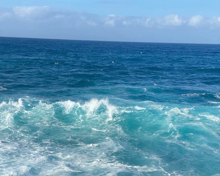 choppy deep blue ocean (photo 3 of 4)