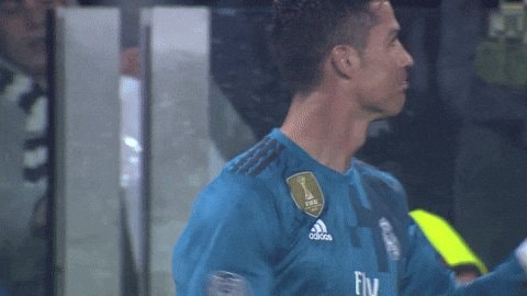 Cristiano Ronaldo determined look GIF