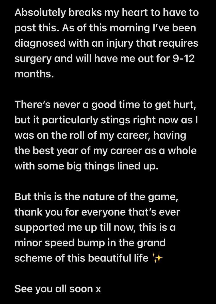 LJ Cleary injury update (photo 2 of 2)