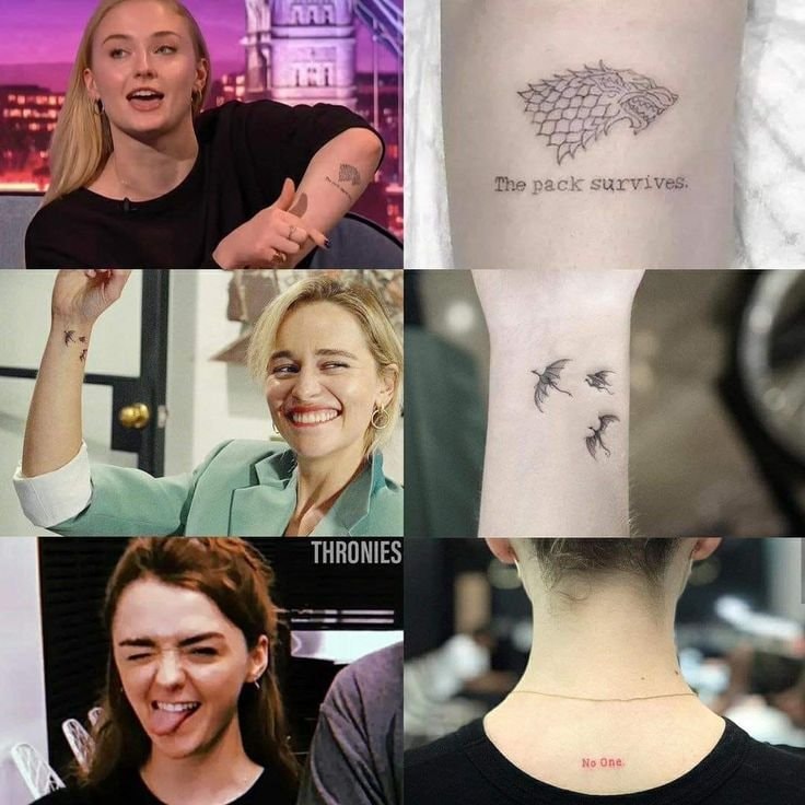 Game of Thrones actors tattoos (photo 1 of 2)