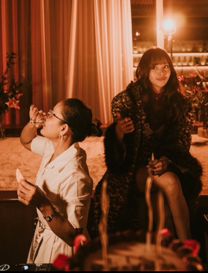 LISA with her mom