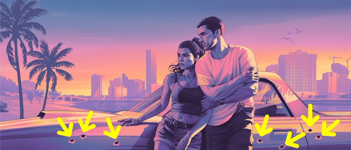 GTA 7 hidden in GTA 6 album art