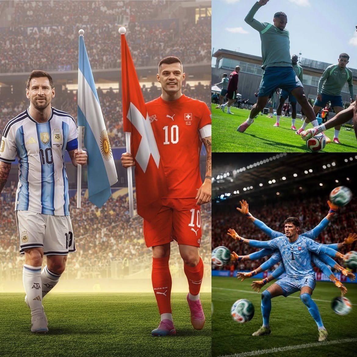 Switzerland prepare for Argentina World Cup clash